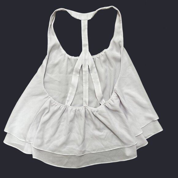 Show Me Your MuMu Light Lavender Chiffon Tank Top - Picture 1 of 3